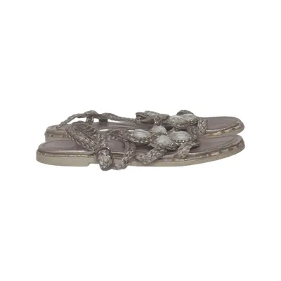 Sandals (Silver) from Pom d'Api