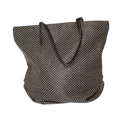 Handtasche (Braun, Mehrfarbig) von Ceannie Baumwolle, Leinen, Polyester