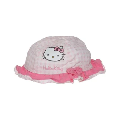Bucket hat (Pink, White) from H&M x Hello Kitty Cotton