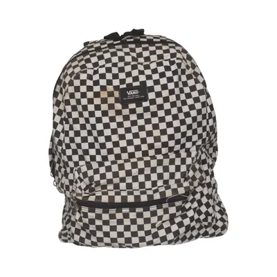 Backpack (Black, White) from Vans Cotton, Polyester