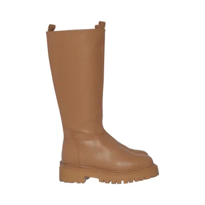 Boots (Brown) from Monki Polyurethane