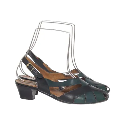 Sandaletten (Schwarz, Grün, Mehrfarbig) von Cherry Boutique Leder