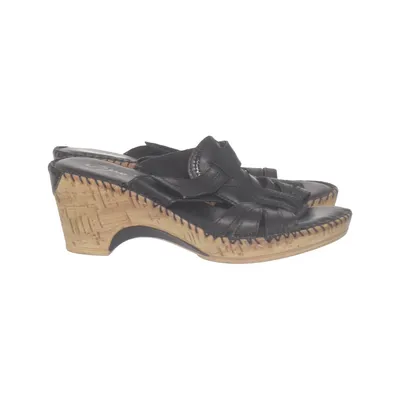 Wedges (Black) from Gems Leather
