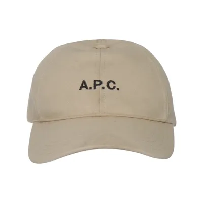 Honkbalpet (Beige) van A.P.C. Katoen, Polyester