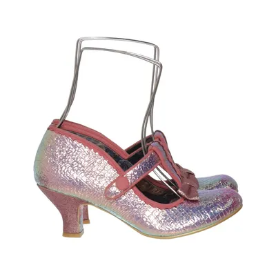 Hoge hakken (Roze, Meerkleurig) van Irregular Choice Leer