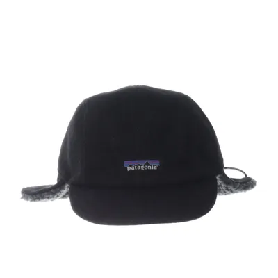 Trapper hat (Black) from Patagonia Polyester, Wool