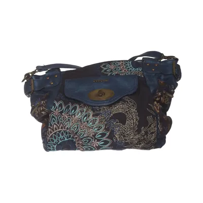 Handbag (Blue, Black, Multicolored) from Desigual