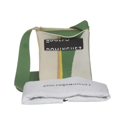Shoulder-bag (Green, Beige, Yellow) from Adolfo Dominguez
