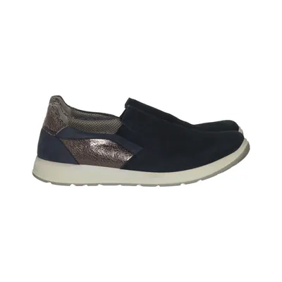 Slip-ons (Blue, Gold) from Jenny Leather