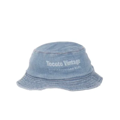 Bucket hat (Blauw) van Tocoto Vintage Katoen, Elastaan