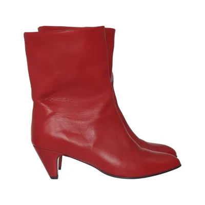 Bottes à talons (Rouge) de Anonymous Copenhagen Cuir