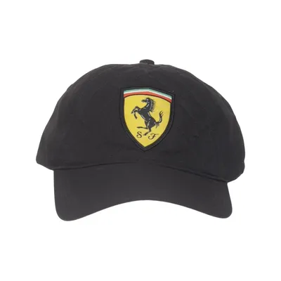 Baseballkeps (Svart) från Scuderia Ferrari Bomull, Polyester