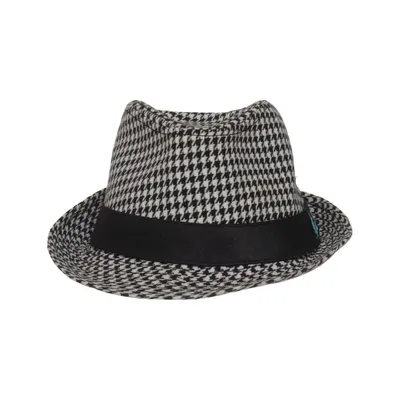 Fedora hoed (Zwart, Wit) van Fred Perry Katoen