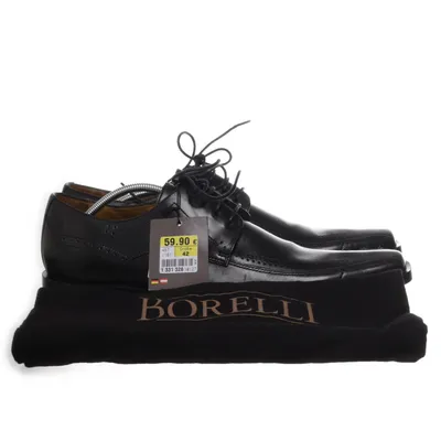 Derby shoes (Black) from Borelli Leather