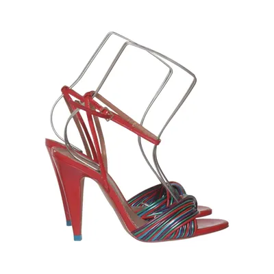 Højhælede sandaler (Rød, Flerfarvet) fra Zara Woman