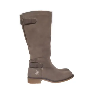 Boots (Gray) from U.S. Polo Assn. Suede, Leather