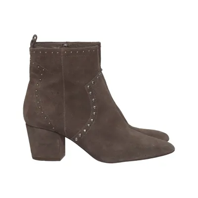 Bottes à talons (Gris) de Parfois Cuir