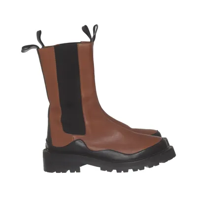 Bottines Chelsea (Marron, Noir) de Blankens Cuir
