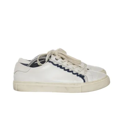 Sneakers (White, Blue) from Tory Burch Leather