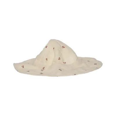Bucket hat (Beige, Red) from Rikiki Cotton