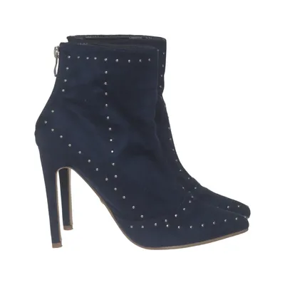 Heeled boots (Blue) from Ideal Shoes