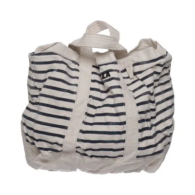 Canvas tas (Wit, Blauw) van Tekla