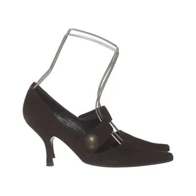 High heels (Brown) from Martinez Valero Leather