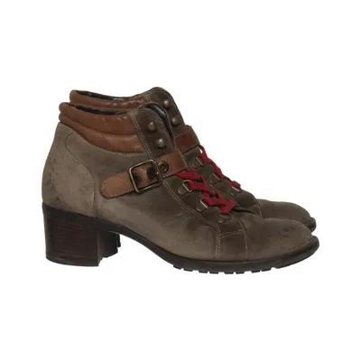 Heeled boots (Brown, Red) from Paul Green