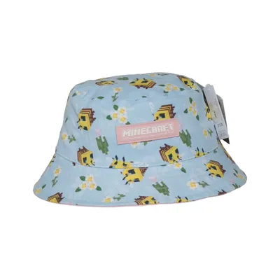 Buckethatt (Blå, Rosa, Flerfärgad) från Minecraft
