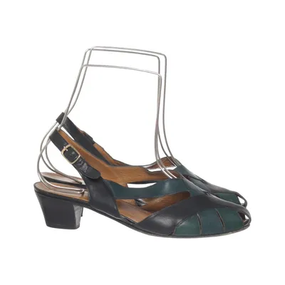 Sandaletten (Blau, Grün, Schwarz) von Cherry Boutique Leder