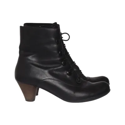 Heeled boots (Black) from Ryłko Leather