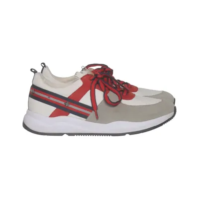 Sneakers (Wit, Grijs, Rood) van Jana Leer