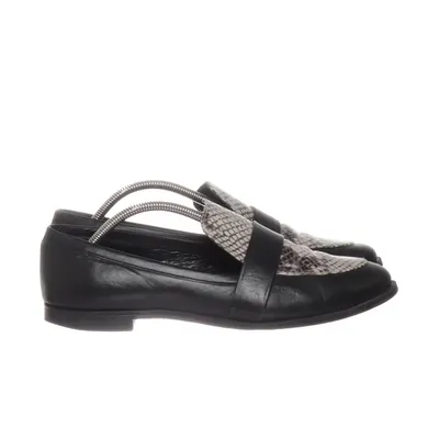 Loafers (Black, White) from Mango Touch