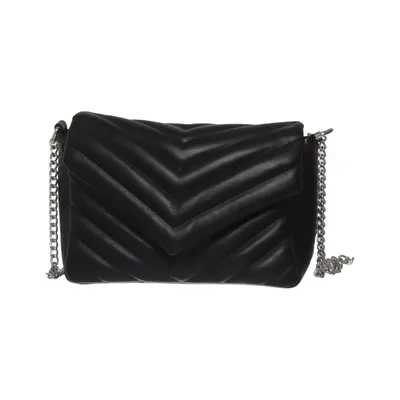 Handtas (Zwart) van Glitter Polyester, Polyurethaan