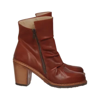 Heeled boots (Brown) from Neosens Leather