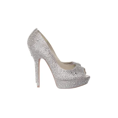 Pumps (Silver) from Karen Millen Leather