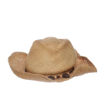 Strohoed (Beige) van Seeberger