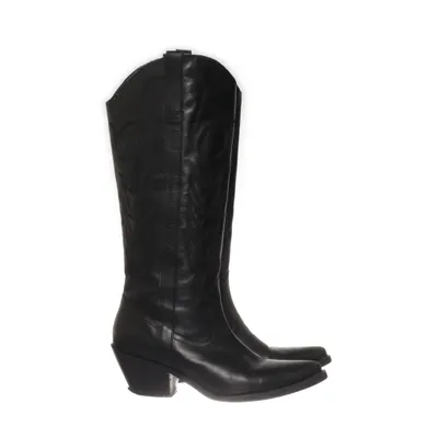 Cowboy boots (Black) from Zara