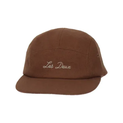 Baseball-Mütze (Braun) von Les Deux Polyester, Wolle