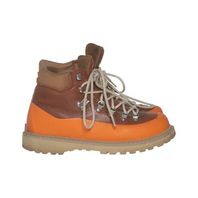 Bottes à lacets (Marron, Orange) de Diemme