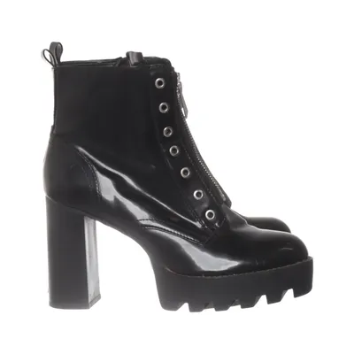 Heeled boots (Black) from Zara Trafaluc