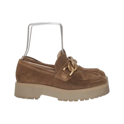 Mocassins (Marron) de Nero Giardini Daim, Cuir