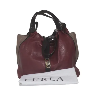 Handtas (Lila, Zwart, Bruin, Meerkleurig) van Furla Leer