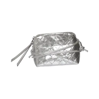 Skuldertaske (Sølv) fra Brahmin Polyester, Polyurethan