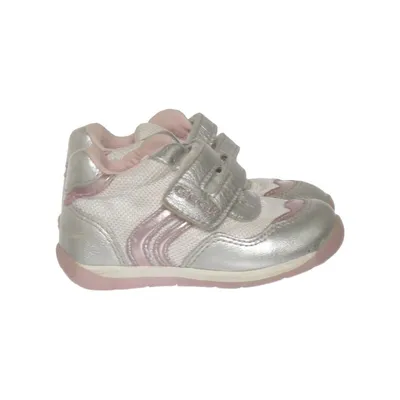 Baskets (Argent, Blanc, Rose) de Geox Cuir