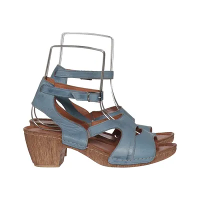 High heel sandals (Blue) from Gemini Leather