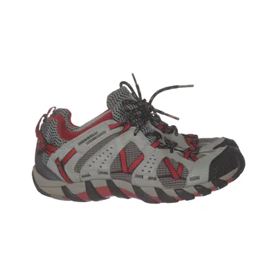 Hiking shoes (Gray, Red, Black) from Merrell Leather