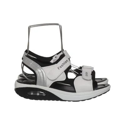 Sandalen (Zwart, Wit) van Fashion