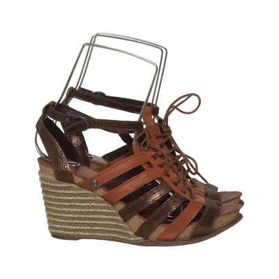 Wedges (Brown, Multicolored) from Neosens Leather