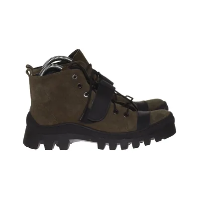 Bottes à lacets (Vert, Noir) de ASH Cuir